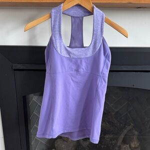 lululemon athletica Lavender Racerback Tank Top